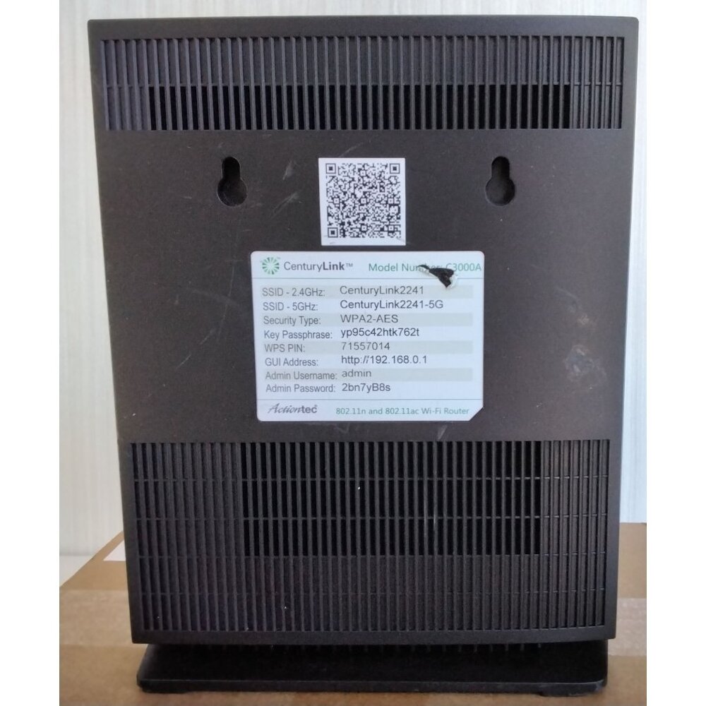 Actiontec Wireless DSL Modem CenturyLink Model 3000A - Picture 7 of 11